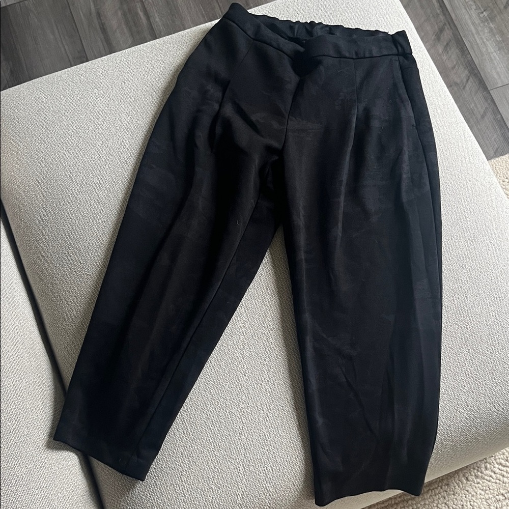 Black Cropped Pants